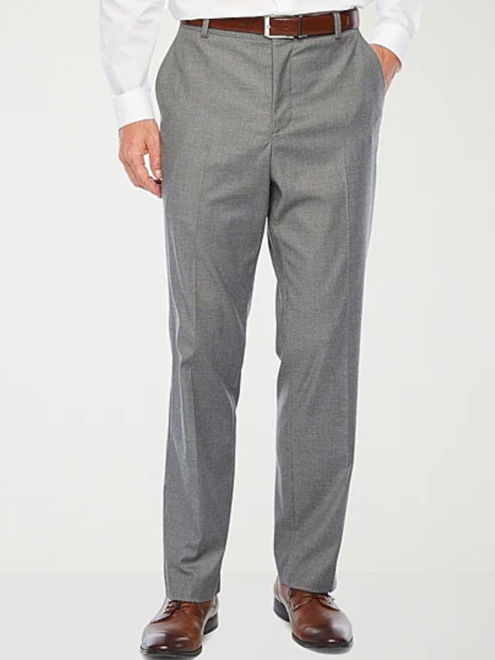 JF J.Ferrar grey slim fit formal pants